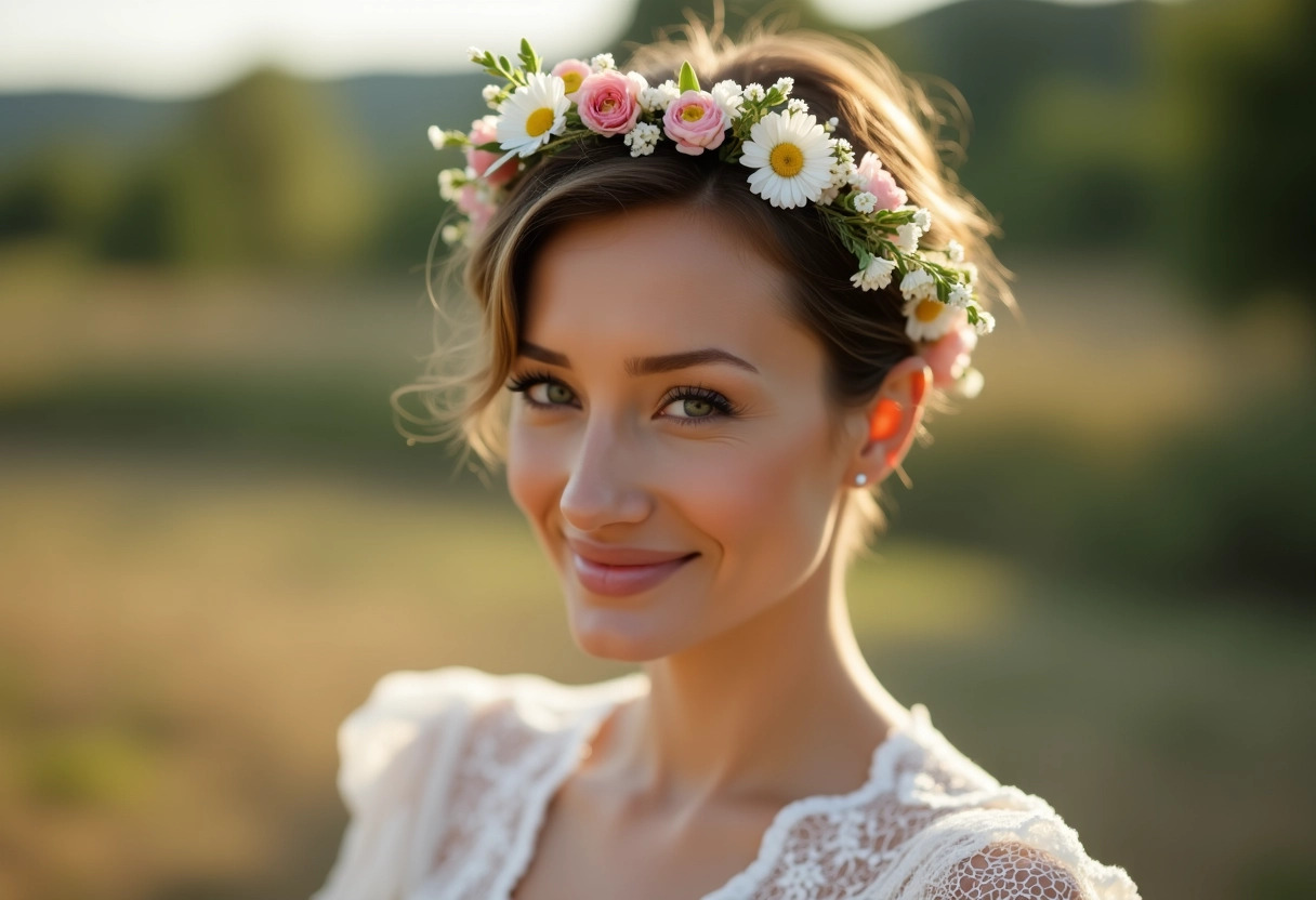 coiffure mariage cheveux courts