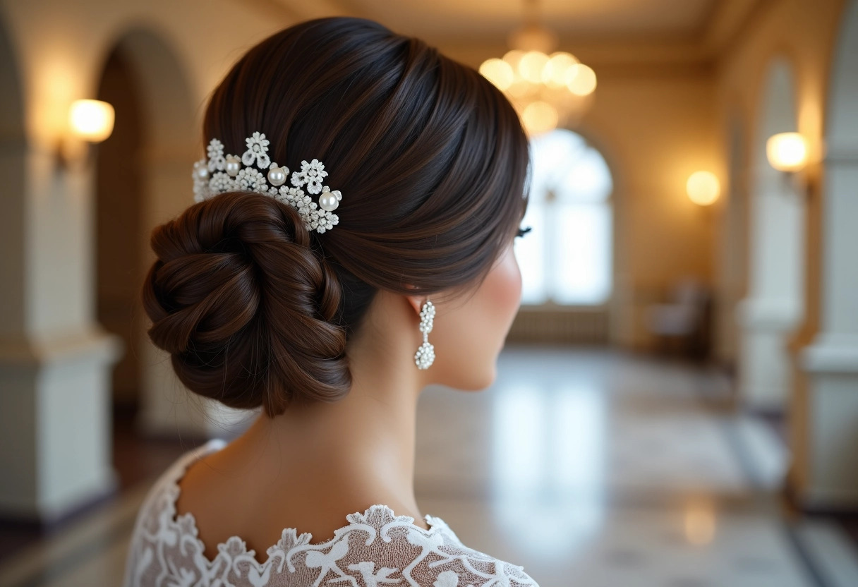 chignon mariage